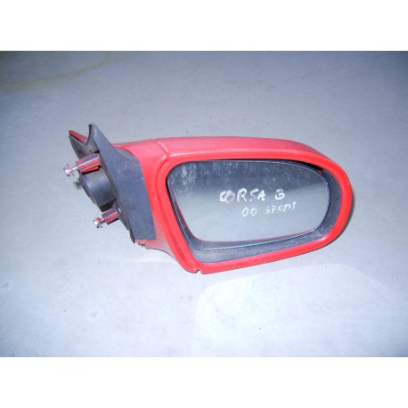 Espelho Retrovisor Direito Opel Corsa B Vermelho